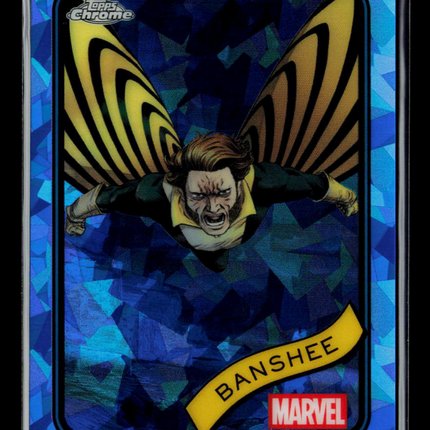 2025 Topps Chrome Marvel Sapphire Banshee #38