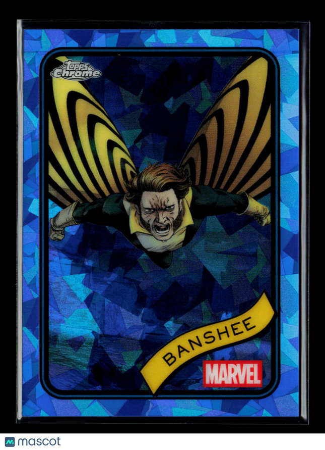 2025 Topps Chrome Marvel Sapphire Banshee #38