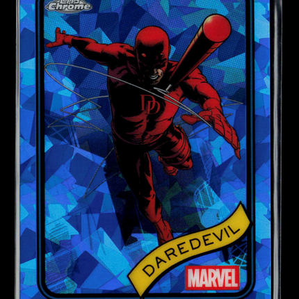 2025 Topps Chrome Marvel Sapphire Daredevil #97