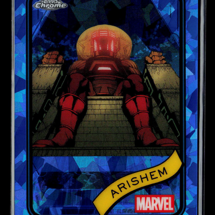 2025 Topps Chrome Marvel Sapphire Arishem #75