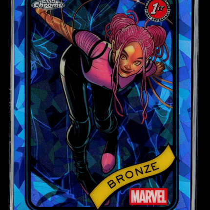 2025 Topps Chrome Marvel Sapphire Trista Marshall Bronze 1st Appearance #190