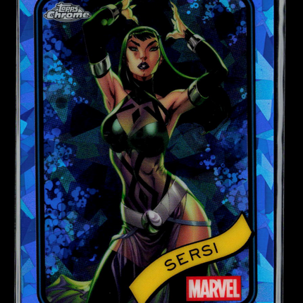 2025 Topps Chrome Marvel Sapphire Sersi #77