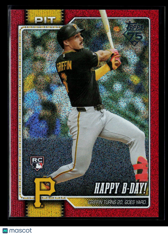 2026 Topps Update Series Konnor Griffin #US99 Red RC 2/5