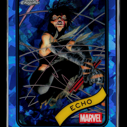 2025 Topps Chrome Marvel Sapphire Echo Maya Lopez #14