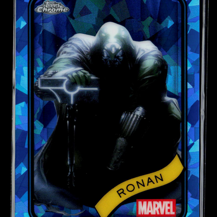 2025 Topps Chrome Marvel Sapphire Ronan the Accuser Ronan #157