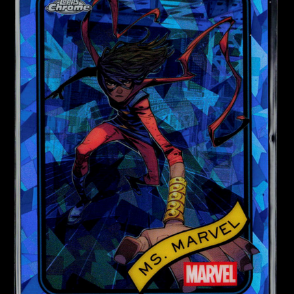 2025 Topps Chrome Marvel Sapphire Kamala Khan Ms. Marvel #130