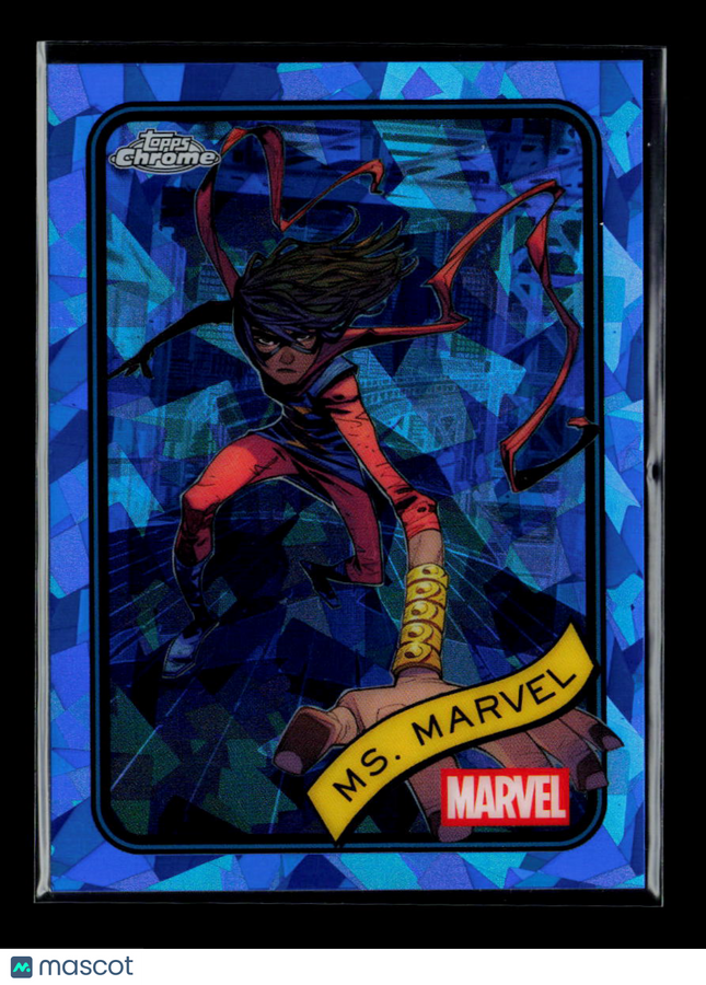 2025 Topps Chrome Marvel Sapphire Kamala Khan Ms. Marvel #130