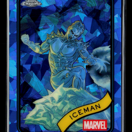 2025 Topps Chrome Marvel Sapphire Bobby Drake Iceman #179