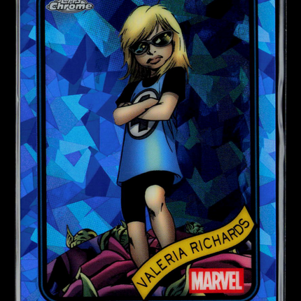 2025 Topps Chrome Marvel Sapphire Valeria Richards #87