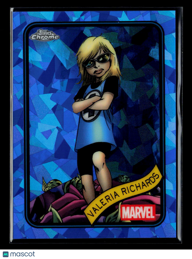 2025 Topps Chrome Marvel Sapphire Valeria Richards #87