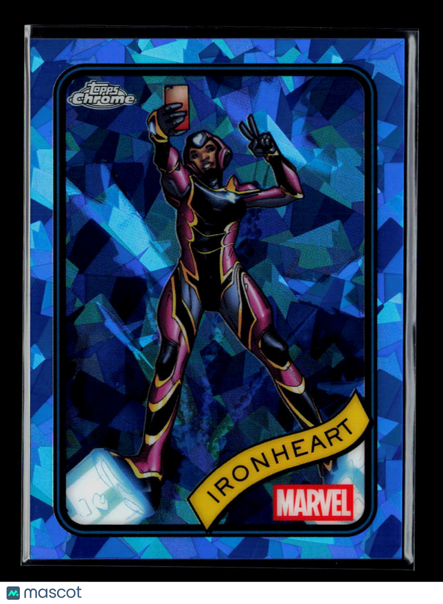 2025 Topps Chrome Marvel Sapphire Riri Williams Ironheart #71