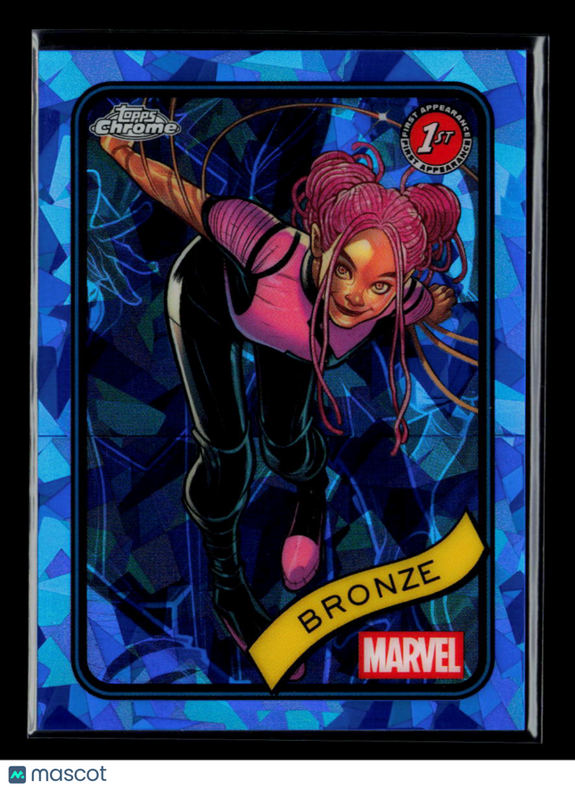 2025 Topps Chrome Marvel Sapphire Trista Marshall Bronze 1st Appearance #190