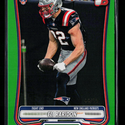 2026 Topps Bowman Eli Raridon #162 Green 44/99 RC