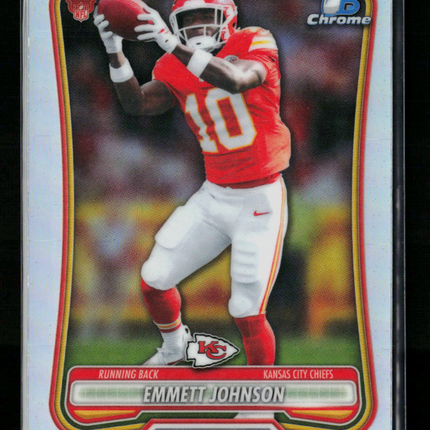 2026 Bowman Chrome Emmett Johnson #BRR-27 RC Red Logo