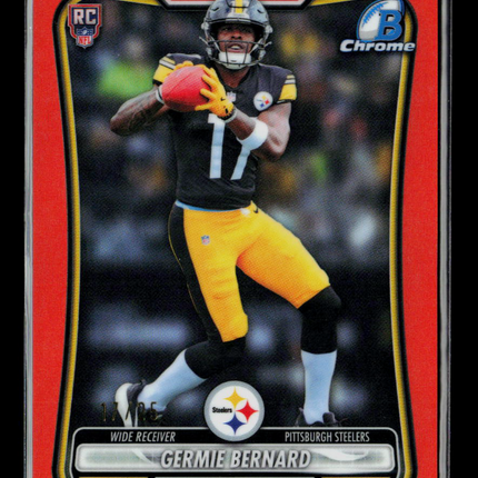 2026 Bowman Chrome Germie Bernard #BCV-124 Orange /25 RC