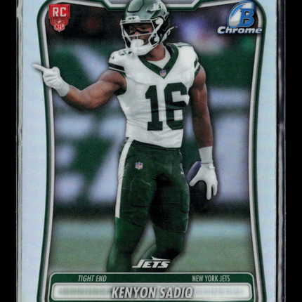 2026 Topps Bowman Chrome Kenyon Sadiq #BRR-29 RC Red Logo