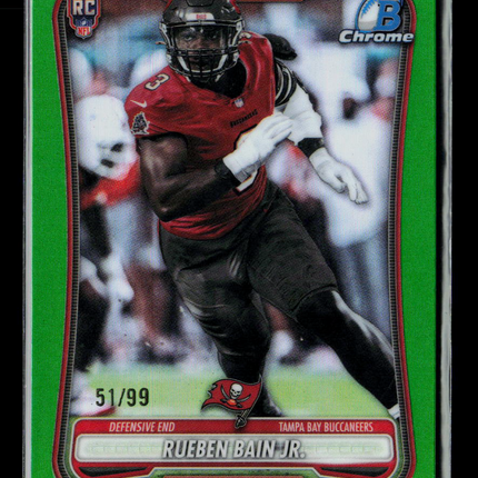 2026 Topps Bowman Chrome Rueben Bain Jr. #BCV-174 Green 51/99 RC