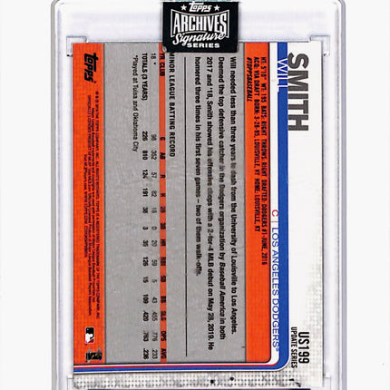 2024 Topps Archives Signature Series Will Smith #US199 RC 19/24 Auto