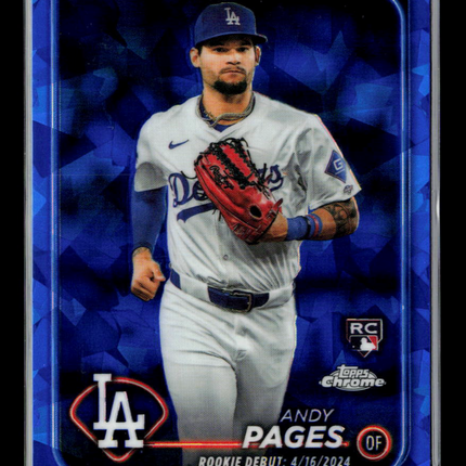 2024 Topps Chrome Update Sapphire Edition Andy Pages #USCS108 RC