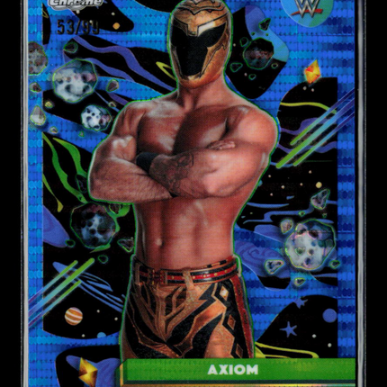 2026 Topps Chrome WWE Axiom #184 Blue 53/99