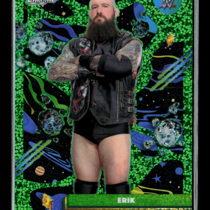 2026 Topps Chrome WWE Erik #79 Green Sparkle