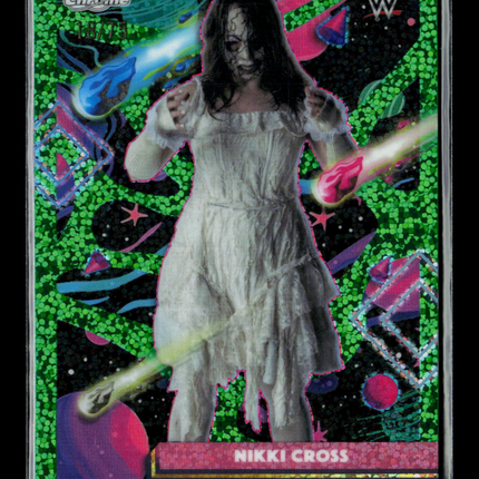 2026 Topps Chrome WWE Nikki Cross #62 Green Glitter