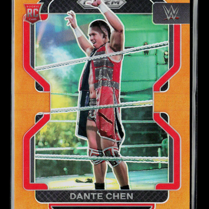 2022 Panini Prizm WWE Dante Chen #119 Orange 43/99 RC