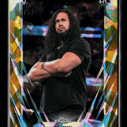 2026 Topps Chrome WWE Talla Tonga #109 05/50 RC