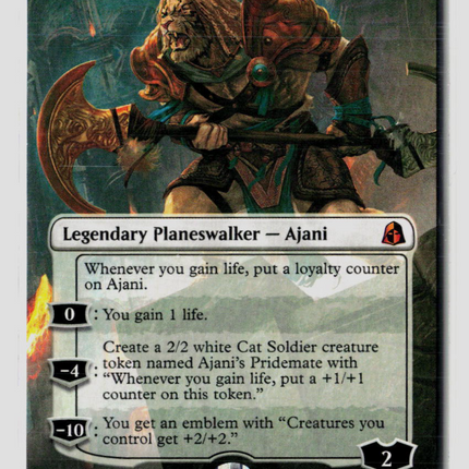 MTG Ajani Resolute (Borderless) Reality Fracture M • 291 Normal