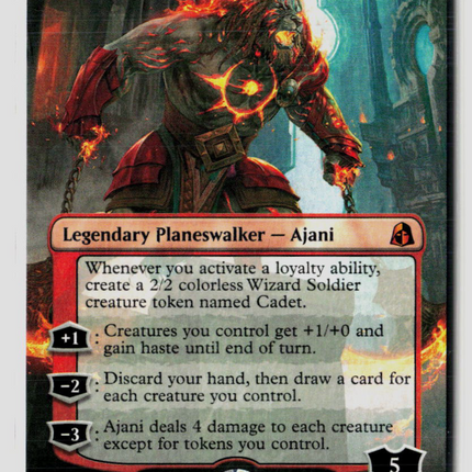 MTG Ajani Unrelenting (Borderless) Reality Fracture M • 308 Normal