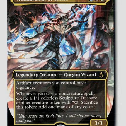 MTG Vraska, Soul of Stone (Borderless) Reality Fracture R • 318 Normal