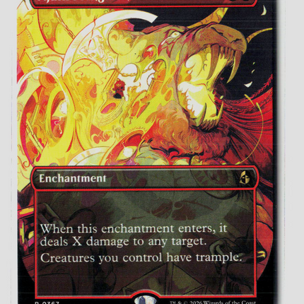 Magic: The Gathering Ajani's Anguish (Borderless) Reality Fracture R 367 Normal