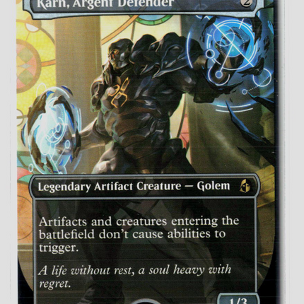 MTG Karn, Argent Defender (Borderless) Reality Fracture R • 320 Normal