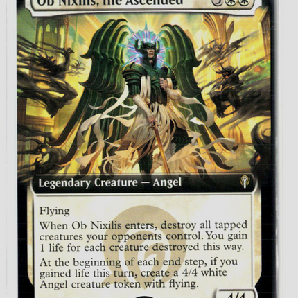 MTG Ob Nixilis, the Ascended (Extended Art) Commander: Reality Fracture 90