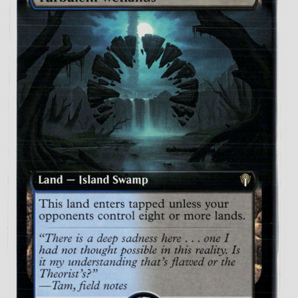 MTG Turbulent Wetlands (Extended Art) Commander: Reality Fracture R • 103 Normal