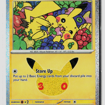 Pokemon 2026 30th Celebration Pikachu #48/128