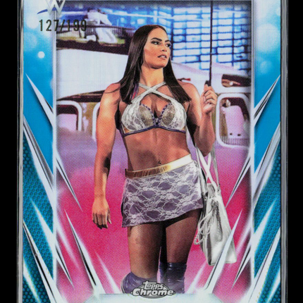 2026 Topps Chrome WWE Kiana James #82 Aqua Refractor 127/199