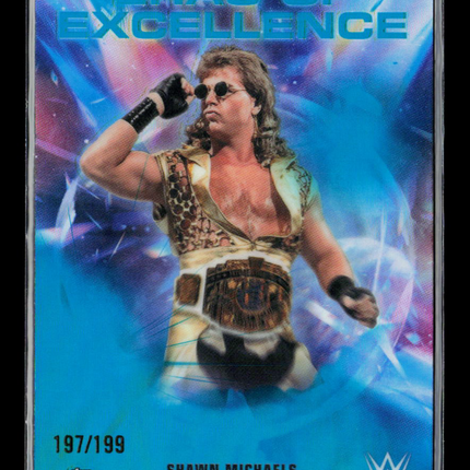 2026 Topps Chrome WWE Shawn Michaels #ERA-7 Aqua 197/199