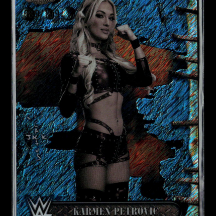 2025 Topps Chrome WWE Karmen Petrovic #29 Blue