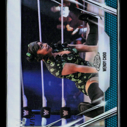 2026 Topps Chrome WWE Wendy Choo #193 Teal Refractor 034/199