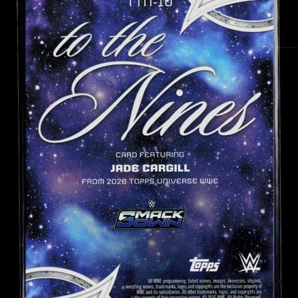 2026 Topps Universe WWE Jade Cargill #TTN-10