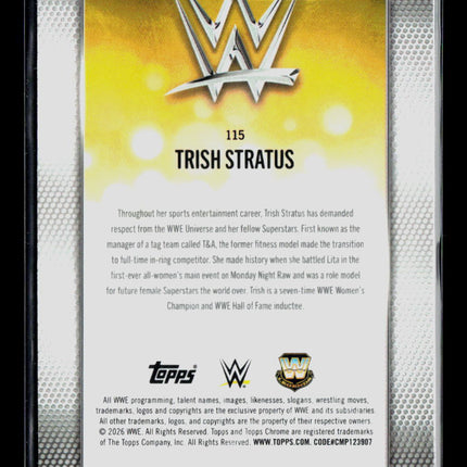2026 Topps Chrome WWE Trish Stratus #115 Green 128/275