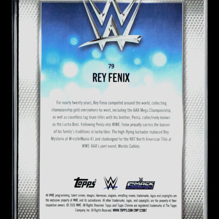 2026 Topps Chrome WWE Rey Fenix #79 Green 156/275