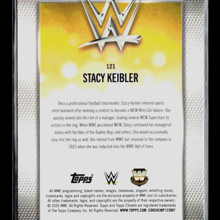 2026 Topps Chrome WWE Stacy Keibler #121 Green 054/275