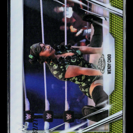 2026 Topps Chrome WWE Wendy Choo #193 Green Refractor
