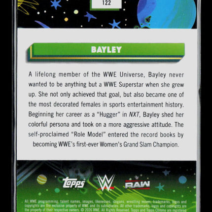 2026 Topps Chrome WWE Bayley #122
