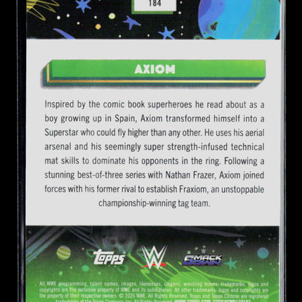 2026 Topps Chrome WWE Axiom #184