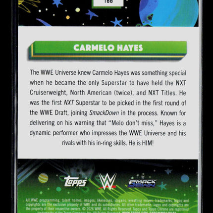 2026 Topps Chrome WWE Carmelo Hayes #166