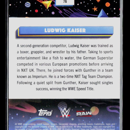 2026 Topps Chrome WWE Ludwig Kaiser #76 Planetary Pursuit