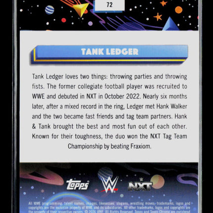 2026 Topps Chrome WWE Tank Ledger #72